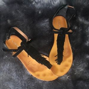 Lucky Brand Black Sandals